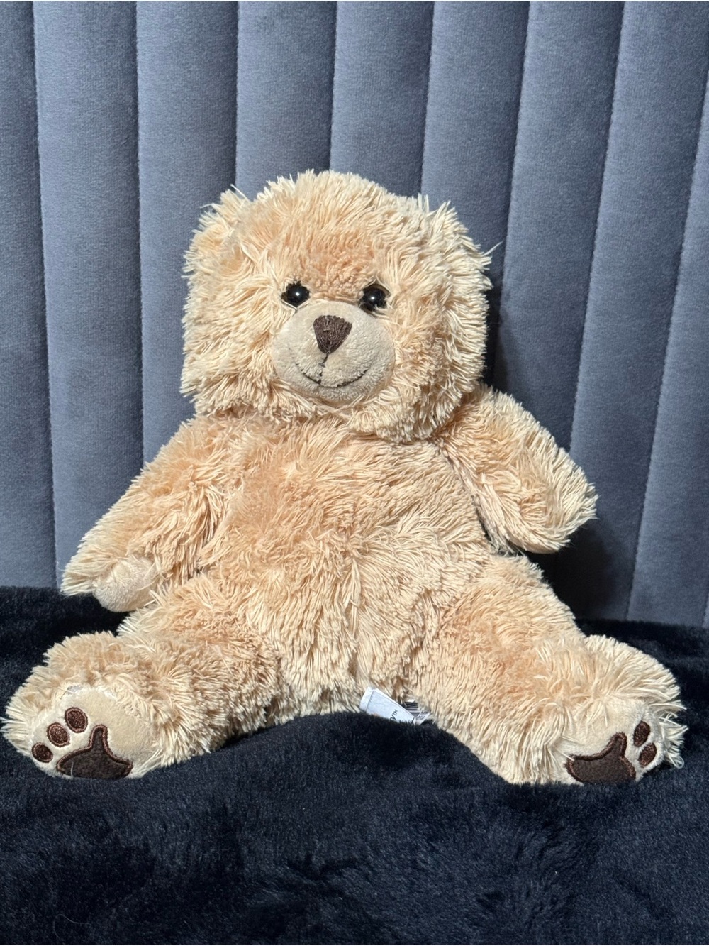 Vintage The Bear Factory Teddy Bear Plush Tan Stuffed Animal 2001 Soft Toy
